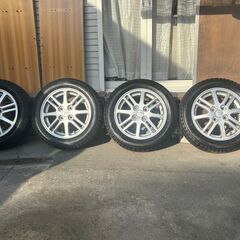 ダイハツ純正アルミホイール＆スタッドレスタイヤ　ダンロップWINTER MAXX 155/65R14 75Qの画像