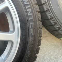 ダイハツ純正アルミホイール＆スタッドレスタイヤ　ダンロップWINTER MAXX 155/65R14 75Qの画像