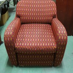 米軍払い下げ品　SOFA OTOMAN　オットマン付き1人掛けソ...