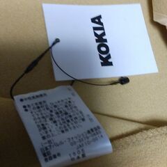定価27500円、タグつき、新品未使用、KOKIA  洗えるコート　ゆったり　からし色　大森駅アトレ側改札口まで、これる方。金曜日午後、土曜日午後希望。きれいなお品です。の画像