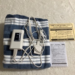 新品　電気毛布　掛敷の画像