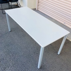 サンワサプライ　ワークデスク　ワイドデスク　100-DESK080シリーズ　会議机　作業台　白の画像