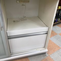 【ジャングルジャングル石川金沢店】  キッチンカウンター ホワイト W122×D50×H84 クリーニング済み												の画像
