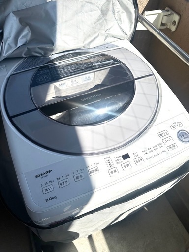 再値下げしました【SHARP】ステンレス穴無し槽 洗濯機