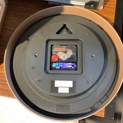 【リサイクルサービス八光】幅25.5㎝　ニトリ　ブラウン　掛け時計の画像