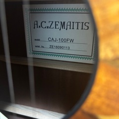 値下げ！  ZEMATIS アコースティックギターの画像