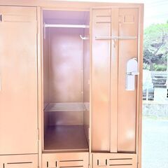 【❗️✨整理にピッタリ✨❗️】スチールロッカー 3列2段タイプ 鍵つき 現状品 ブラウンカラー 縦180×横90×奥行51cmの画像