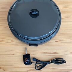 TIGERタイガー　丸型ホットプレート　プレート２枚付きの画像