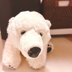 カロラータ　ホッキョクグマ　ぬいぐるみ　しろくまの画像