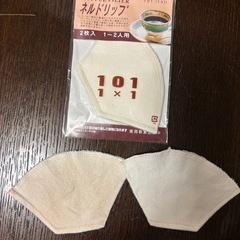 HARIO コーヒードリッパー 01 メモリ付き と ネルドリップ ３枚新品付きの画像