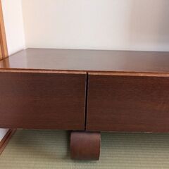 国内製造天然木テレビ台 W160の画像