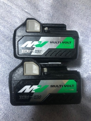 ③ハイコーキマルチボルトバッテリー中古品、２個