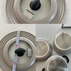 未使用 IH対応 ニトリ 鍋 フライパン 蓋 セットの画像