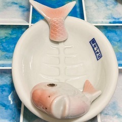 鯛のおさしみ皿 おもしろ食器の画像