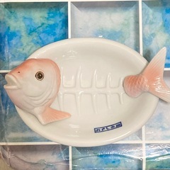 鯛のおさしみ皿 おもしろ食器の画像
