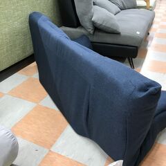 【ジャングルジャングル石川金沢店】  ローソファー ネイビー W120×D55×H45 クリーニング済み												の画像