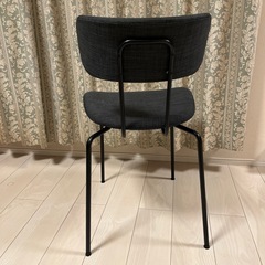 グレー　ダイニングチェアの画像