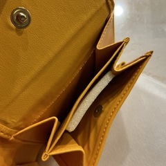 黄虎福布💸✨黄虎發財財布👛水晶院🔮二つ折り財布風水パワー新品•未使用❗️高級皮革開運🍀黄色の画像