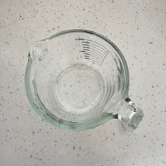 未使用 ニトリ 耐熱ガラス 計量カップの画像