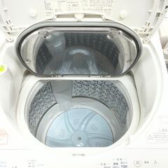 【リサイクルショップどりーむ鹿大前店】No.290 洗濯機 TOSHIBA/東芝 AW-8V8(W) 2019年製 洗濯8.0㎏/乾燥4.5㎏の画像