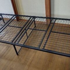 パイプベッド ベッドフレーム シングルの画像