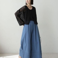 新品ブージュルード　デニムワイドパンツの画像