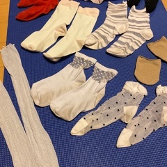 靴下　９点セット　あげます　22〜24cmの画像