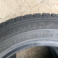 ダンロップ WM02 155/65r14 スタッドレス 4本の画像