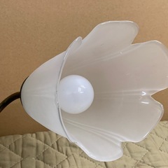 DAIKO 花型 ガラスシェードランプ シャンデリア・壁掛け 2灯 ※商品の状態やサイズ等は現物にてご確認ください。の画像