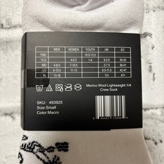 新品未使用　ARC'TERYX  靴下の画像