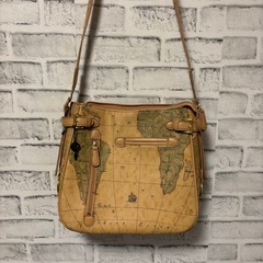 地図柄　ショルダーバッグの画像