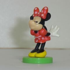 012ミニーマウス フィギュア ディズニーチョコエッグ　 ミニーマウス　送料込みの画像