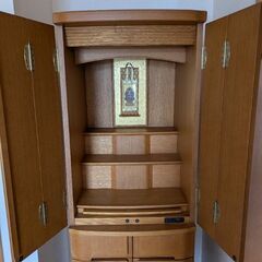 【鹿沼市】スリム仏壇 仏具 現金払い特価の画像
