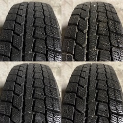 C-2 タイヤ 中古 DUNLOP STUDLESS WINTERMAXX WM02 145/80R13の画像