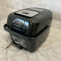 【IRIS OHYAMA】 アイリスオーヤマ IHジャー炊飯器 RC-IK30-B 2021年製 ブラック 0.54L 動作確認済み A0722YGの画像