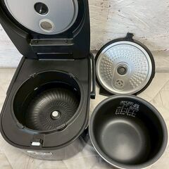 【IRIS OHYAMA】 アイリスオーヤマ IHジャー炊飯器 RC-IK30-B 2021年製 ブラック 0.54L 動作確認済み A0722YGの画像