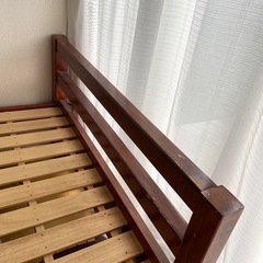 シングルベッド　フレーム　マットレスの画像
