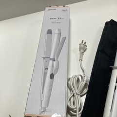 【新品】テスコム ヘアアイロン 32mm 2WAY ナノセラミックコーティング⚫︎の画像