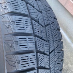 フォルクスワーゲン　ゴルフワゴンで使用していたアルミと冬タイヤの４本セット　ヨコハマIG60　2023年　205/55R16　５穴　PCD112　16×6½J　の画像
