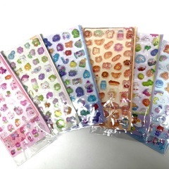 新品 大量在庫 ぷくぷくシール ボンボンドロップ風　3Dシール の画像