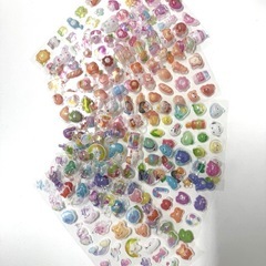 新品 大量在庫 ぷくぷくシール ボンボンドロップ風　3Dシール の画像
