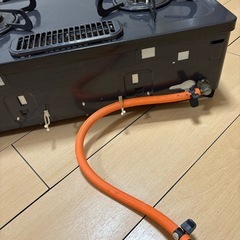 状態良好美品　パロマ　LPガス用コンロ　2口　グリル機能付きの画像
