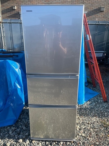 TOSHIBA 冷蔵庫 GR-H34S 330L 2015年製 250408