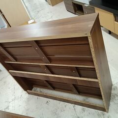 リユースのサカイ栃木店★ジモティ割あり★  本棚 ブラウン W90×D30×H70 クリーニング済み TC11260の画像