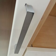 リユースのサカイ栃木店★ジモティ割あり★  レンジ台 ベージュ W80×D44×H130.5 クリーニング済み TC11261の画像