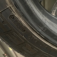 夏タイヤ付き社外アルミホイール 4本セットの画像