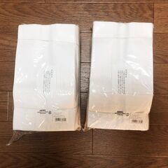 【新品】HEIKO 耐油角底袋 No.4 白無地 200枚セット MADE IN JAPAN 幅130×マチ80×高235mm カクゾコ 4 シロムジ 100S/TB 20TB/CS ×2個の画像