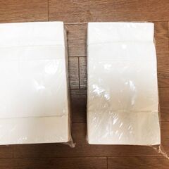 【新品】HEIKO 耐油角底袋 No.4 白無地 200枚セット MADE IN JAPAN 幅130×マチ80×高235mm カクゾコ 4 シロムジ 100S/TB 20TB/CS ×2個の画像