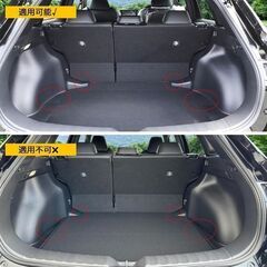 未使用 社外品 トヨタ カローラクロス ラゲッジマット・シートバックカバー 10系 2WD車 合成革材質 耐汚れ 防水の画像