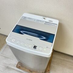 中古家電セット(冷蔵庫 ELSONIC 148L 2021年製 EH-R1482F 洗濯機 ELSONIC 5.5kg 2021年製 EH-L55DDS2)の画像